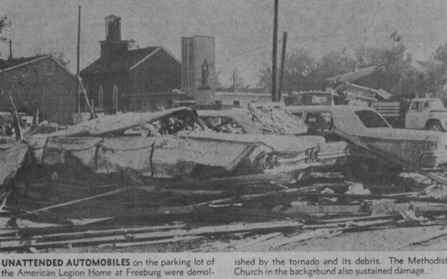 Freeburg, IL - tornado damage