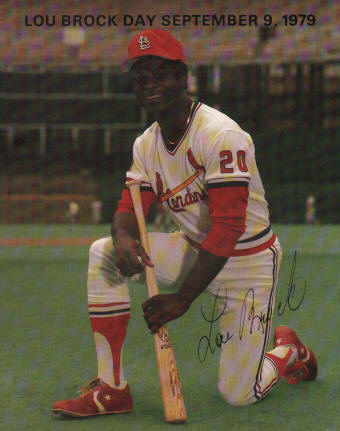 1979 Lou Brock Day - Busch Stadium (SGA)