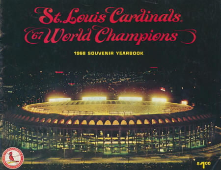 1968 St. Louis Cardinals Yearbook