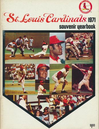 1971 St. Louis Cardinals Yearbook