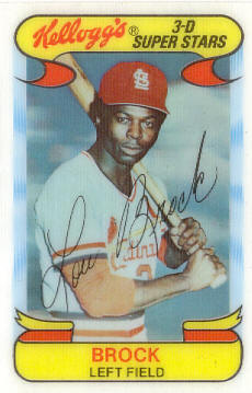 1978 Kelloggs Super Stars - Lou Brock