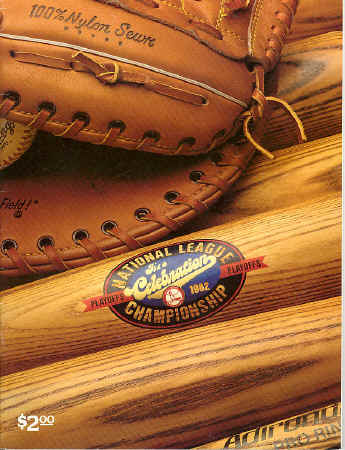 1982 Playoff Scorecard/Program