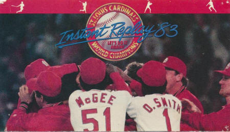 St. Louis Cardinals - 1983 Schedule front cover