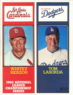 1985 National League Championship Series - St. Louis Cardinals & Los Angeles Dodgers