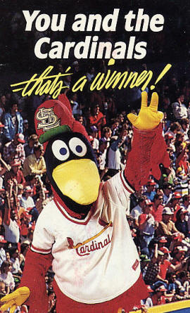 1985 St. Louis Cardinals Pocket Schedule
