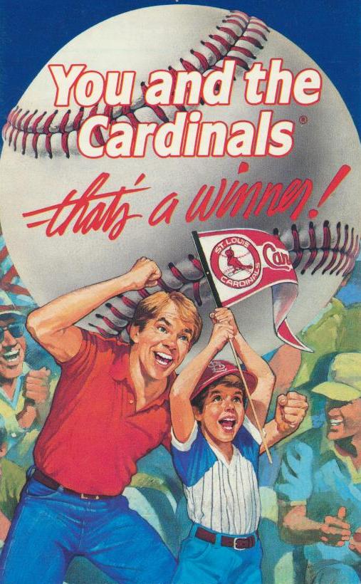 St. Louis Cardinals - 1985 Ticket Info front cover