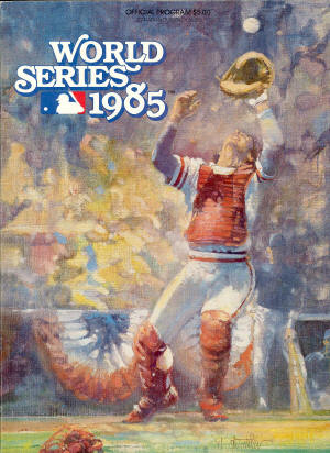 1985 World Series program - St. Louis Cardinals & Kansas City Royals