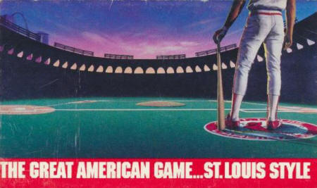 1989 St. Louis Cardinals Pocket Schedule