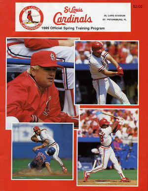 1989 Official Spring Training Program