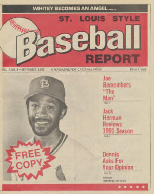 1991 St. Louis Style Baseball Report - Ozzie Smith