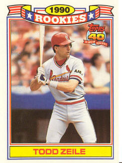 1990 St. Louis Cardinals Topps Rookies - Todd Zeile