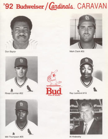 1992 St. Louis Cardinals Caravan