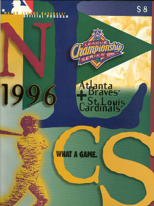 1996 MLB NLCS Official Program