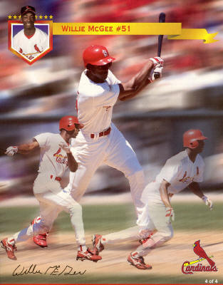 St. Louis Cardinals - 1998 Willie McGee #51