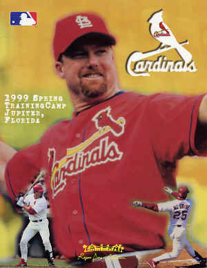 St. Louis Cardinals - 1999 Spring Training Program