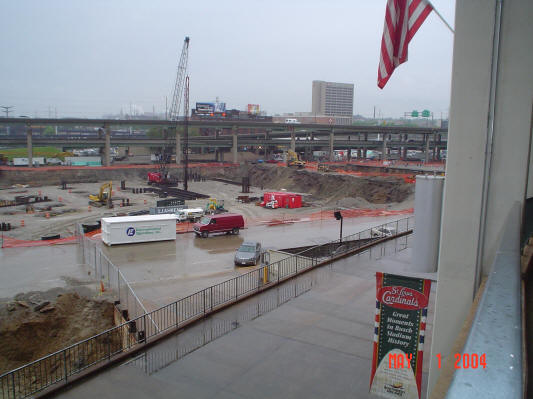 St. Louis Cardinals - New Stadium construction (2004)