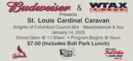 St. Louis Cardinals - Cardinal Caravan - Springfield IL