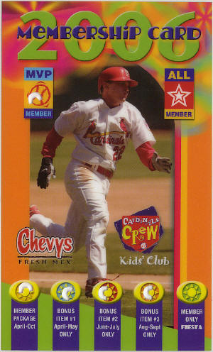 2006 St. Louis Cardinals Cardinals Crew - Eckstein