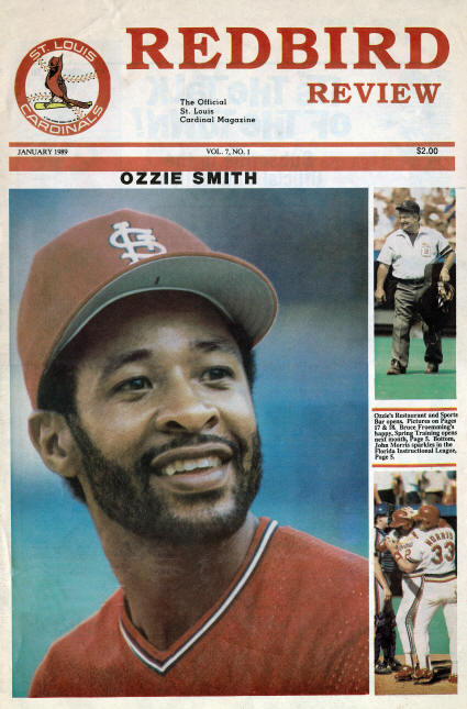 Redbird Review - January 1989 - Ozzie Smith