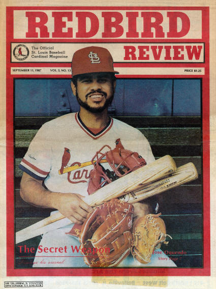 Redbird Review - September 1987 - Jose Oquendo