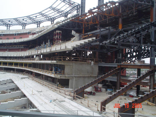 St. Louis Cardinals - New Stadium construction (2005)