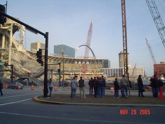 St. Louis Cardinals - New Stadium construction (2005)