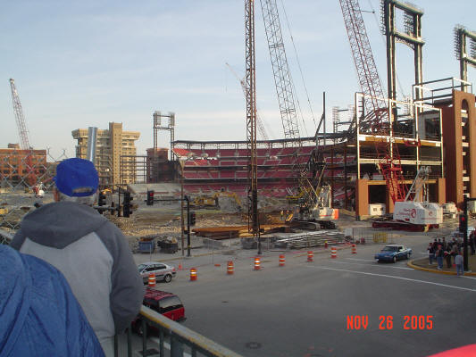 St. Louis Cardinals - New Stadium construction (2005)