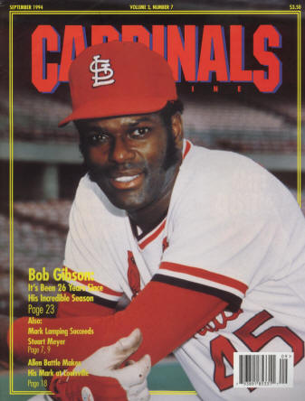 1994 St. Louis Cardinals GameDay Magazine Issue #7