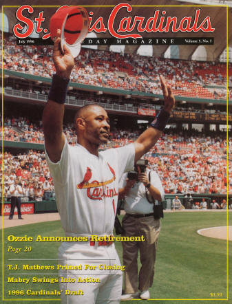 St. Louis Cardinals Gameday Magazine - 1996 #5