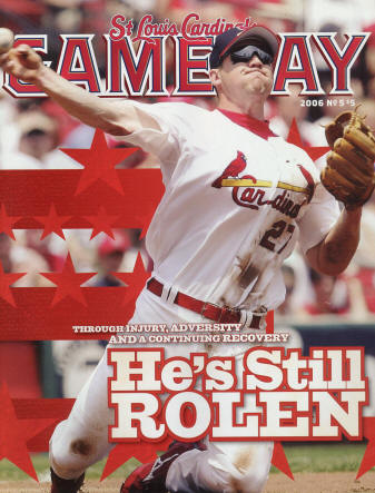 Scott Rolen Rolen on the River St. Louis Cardinals Poster