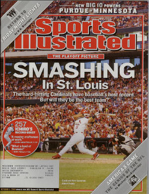 St. Louis Cardinals - October 4th 2004, Sports Illustrated - Albert Pujols