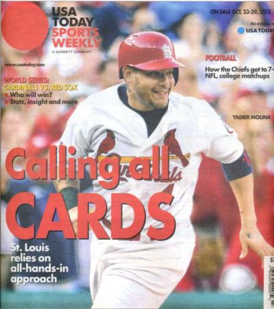 USA Today - October 23, 2013 - Yadier Molina