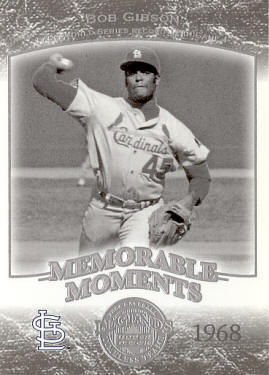 #34 2004 Upper Deck Timeless Teams Memorable Moments - Bob Gibson