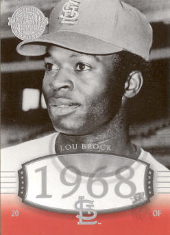 #36 2004 Upper Deck Timeless Teams - Lou Brock