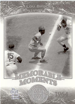 #2 2004 Upper Deck Timeless Teams Memorable Moments - Lou Brock