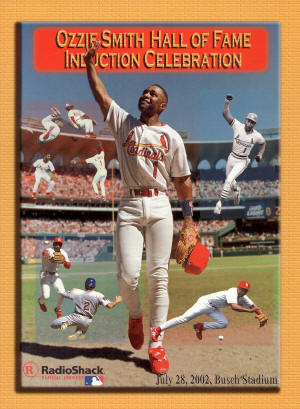 St. Louis Cardinals - 2002 Hall of Fame Induction Celebration - Ozzie Smith