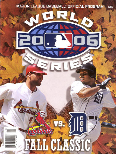 2006 World Series Official Program - Pujols