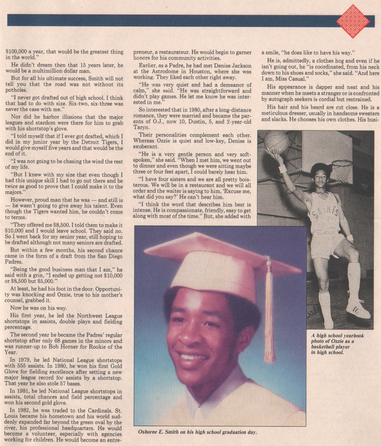 1992 St. Louis Man of the Year - Ozzie Smith