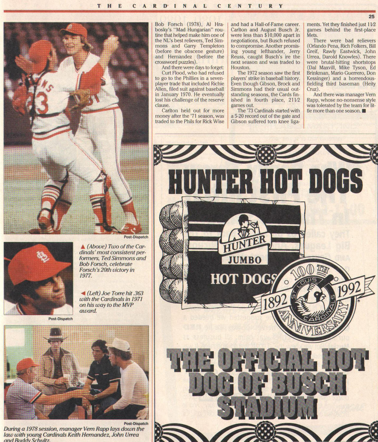 1988 St. Louis Post Dispatch Magazine - Ozzie Smith (11/13)