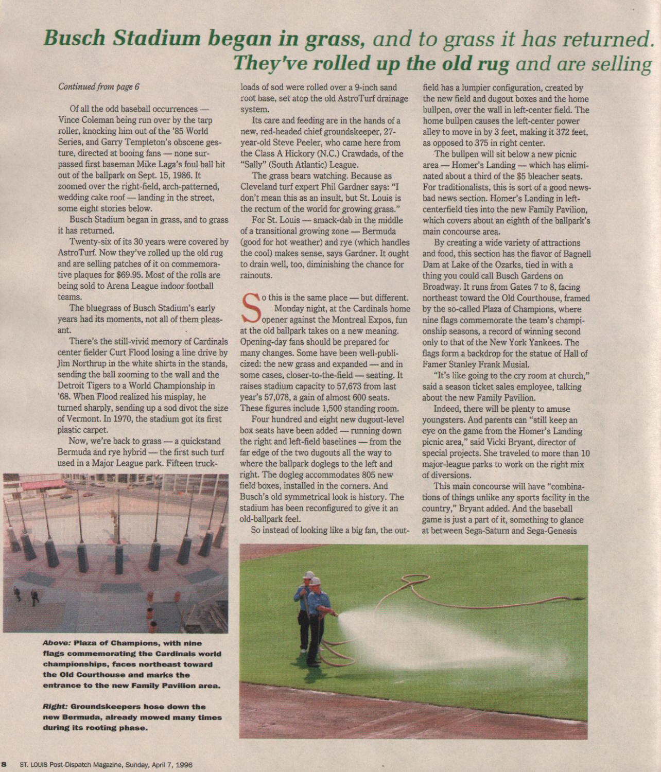 1996 St. Louis Post Dispatch Magazine (4/7) pg 4